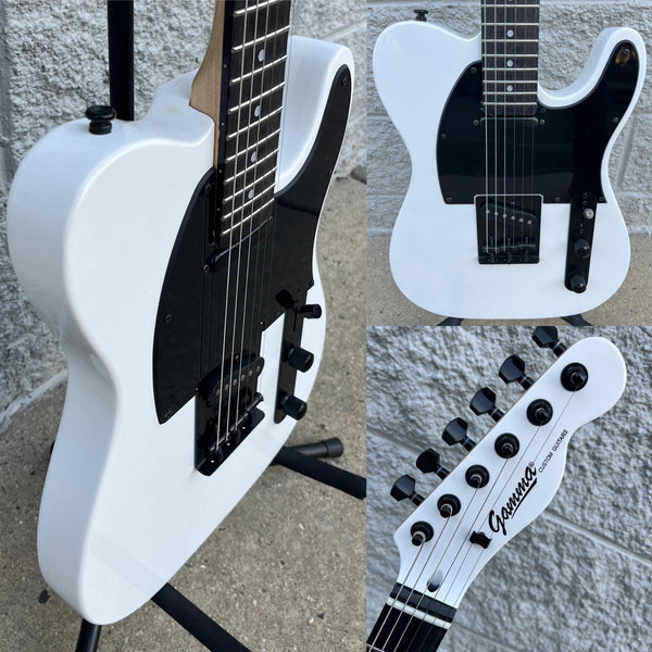 GAMMA Custom TG24-02,  Delta Star Guitar, Polar White