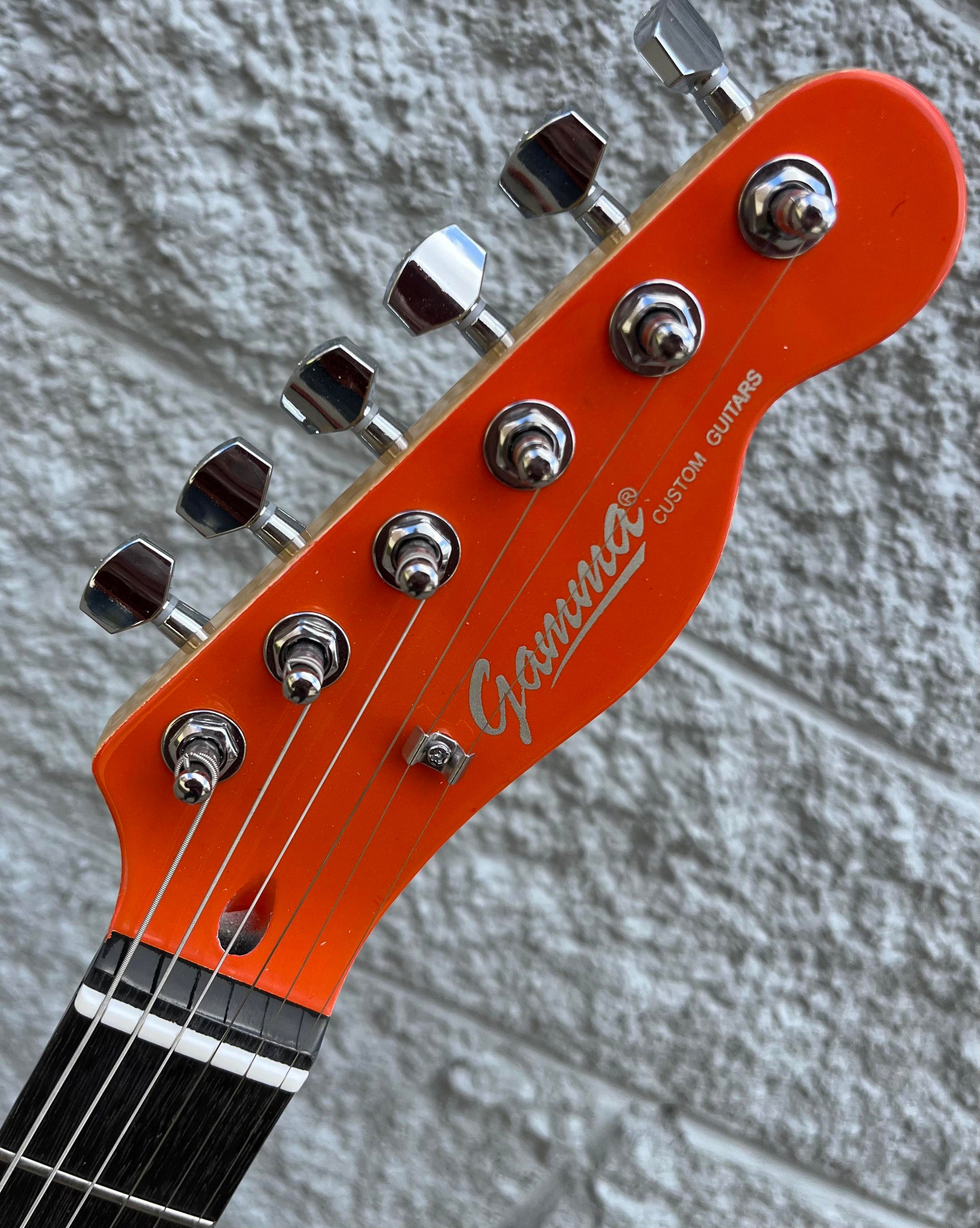 GAMMA Custom TG24-03, Delta Star Guitar, Kona Orange – Gamma Bass