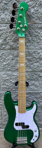 GAMMA Custom P524-01, 5 String Alpha Model, Amazon Green Metallic