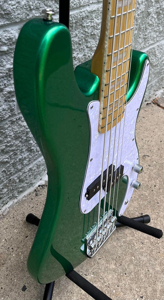 GAMMA Custom P524-01, 5 String Alpha Model, Amazon Green Metallic