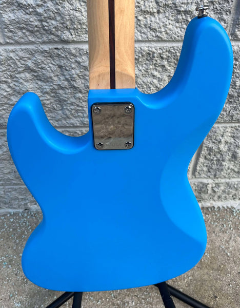 GAMMA Custom JF25-01, Fretless Beta Model, Retro Sonic Blue