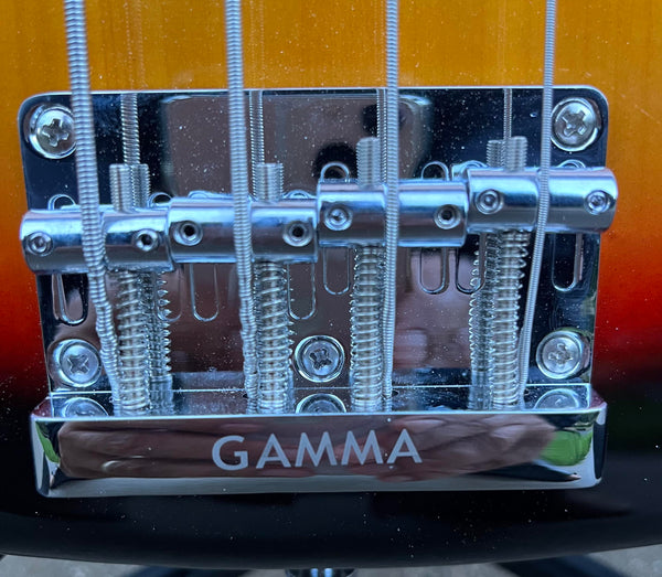 GAMMA [SOLD] Gamma P23-01, Alpha Model, Andy Rourke Tribute Bass, Tobacco Burst
