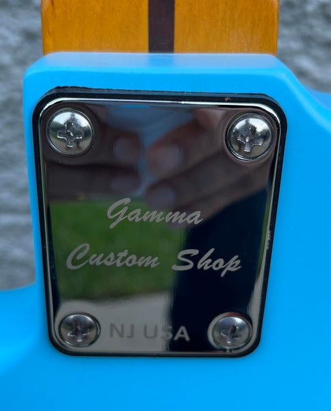GAMMA [SOLD] Custom JRW23-01, Roadworn & Relic’d Beta Model, Satin Vintage Retro Sonic Blue
