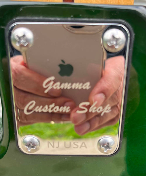 GAMMA Custom P526-01, 5 String Alpha Model, Emerald Forest Burl Burst