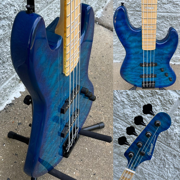 GAMMA [SOLD] Custom J23-03, Beta Model, Quilted Blue Flame