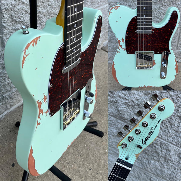 GAMMA [SOLD] Custom TGRW24-01, Roadworn & Relic’d Delta Star Guitar, Rusted Mint