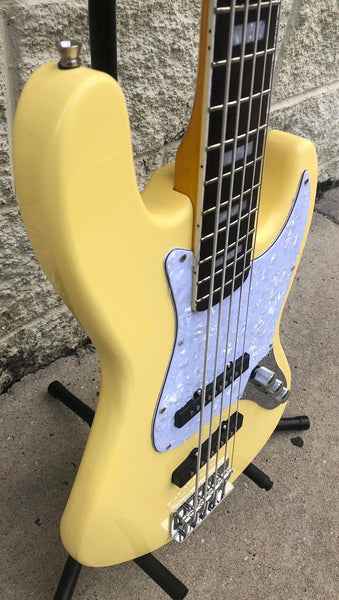 GAMMA [SOLD] Custom J518-02, 5 String Beta Model, Mello Yellow