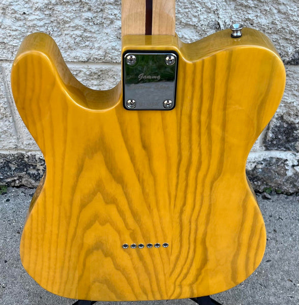 GAMMA [SOLD] Custom TG22-02, Delta Star Model Guitar, Natural Butterscotch