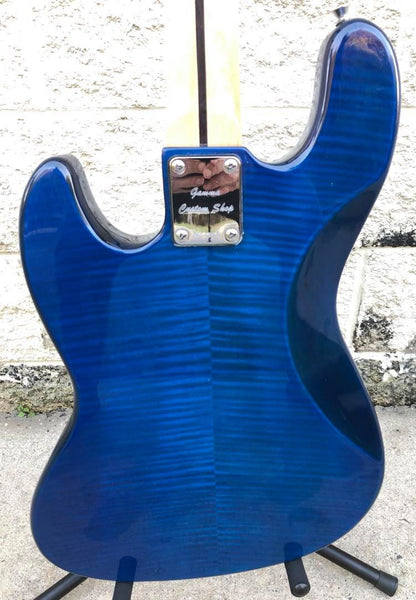 GAMMA [SOLD] Custom J21-01 Beta Model, Quilted Flame Blue