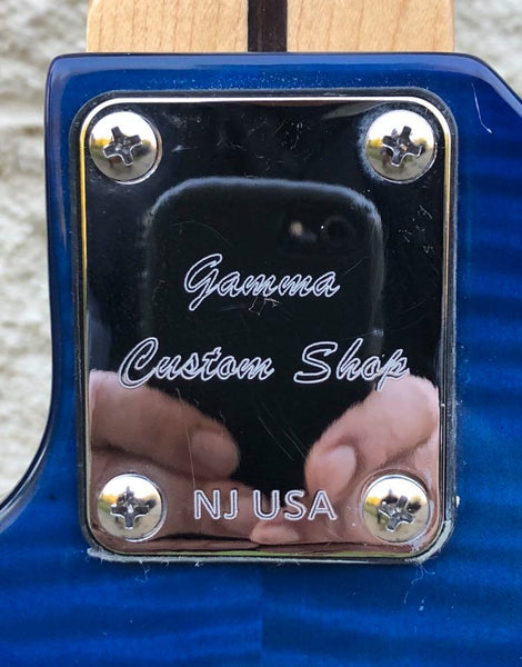 GAMMA [SOLD] Custom J20-08, Beta Model, Quilted Blue Flame